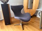Design WOOOD fauteuil Papillon Vlinder antraciet, Ophalen, Gebruikt, Minder dan 75 cm, Stof