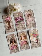Brocante labels/junk journaling, Ophalen of Verzenden