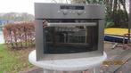 Magnetron oven WHIRLPOOL AMW520IX + kast, Gebruikt, Oven met grill, Inbouw, Draaiplateau