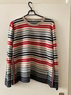 RABE: frisse trui in grijs, beige en rood. L mouw, maat 42, Rabe, Verzenden, Maat 42/44 (L), Lange mouw