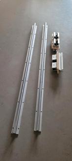 Glijlagers met profiel en wagens - 88cm, Ophalen