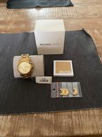 Michael Kors Horloge - Gouden Polshorloge MK9108, Overige merken, Staal, Polshorloge, Ophalen of Verzenden