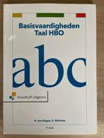 Basisvaardigheden Taal HBO - R. van Hogen, E. Rietstap, Ophalen of Verzenden, Alpha, Zo goed als nieuw, HBO