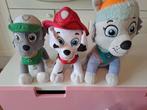 Paw Patrol Knuffels - Marshall, Rocky & Everest, Ophalen of Verzenden, Gebruikt, Hond