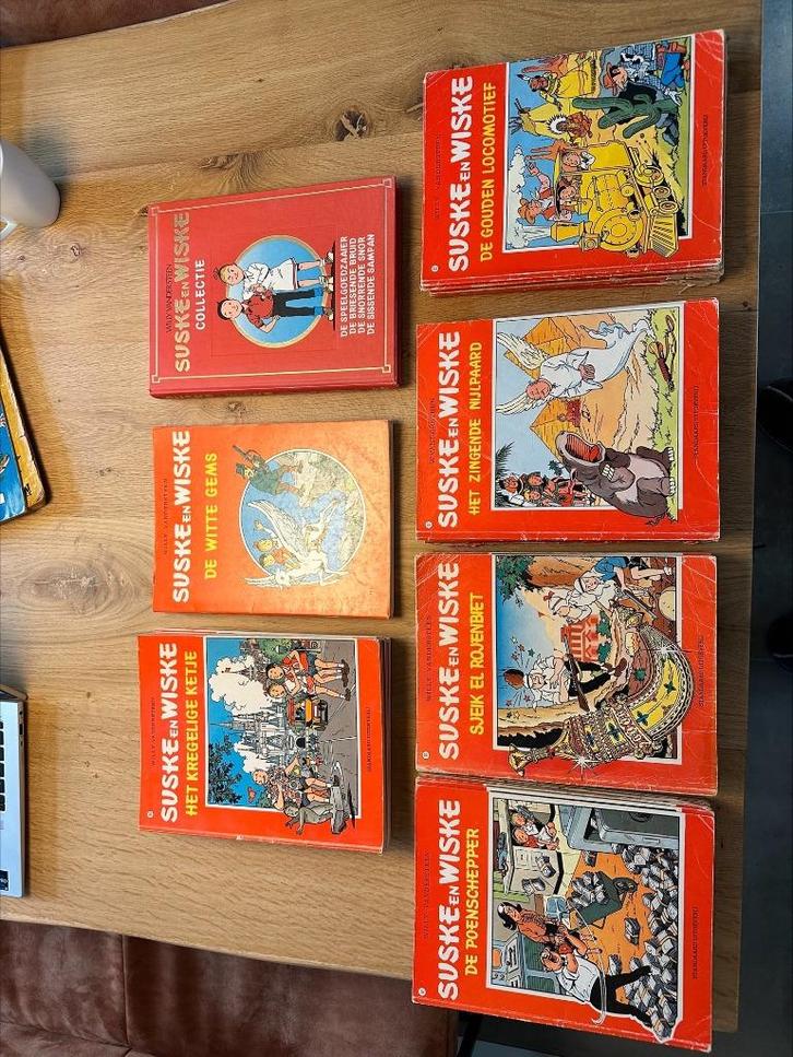Verzameling Suske en Wiske's gedrukt tussen 1974 en 1984, Boeken, Stripboeken, Gelezen, Meerdere stripboeken, Ophalen