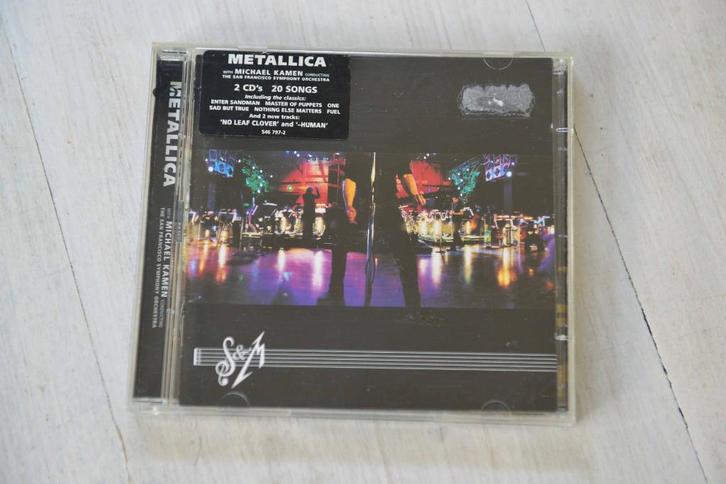 METALLICA == S & M 2CDbox With Michael Kamen, Cd's en Dvd's, Cd's | Pop, Zo goed als nieuw, 1980 tot 2000, Boxset, Verzenden