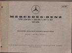 Mercedes 206-306DG Body/Handleiding, Ophalen of Verzenden