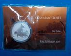 1 oz Zilver Kangaroo munt (RAM) 2011 in blister Australië, Ophalen of Verzenden, Zilver
