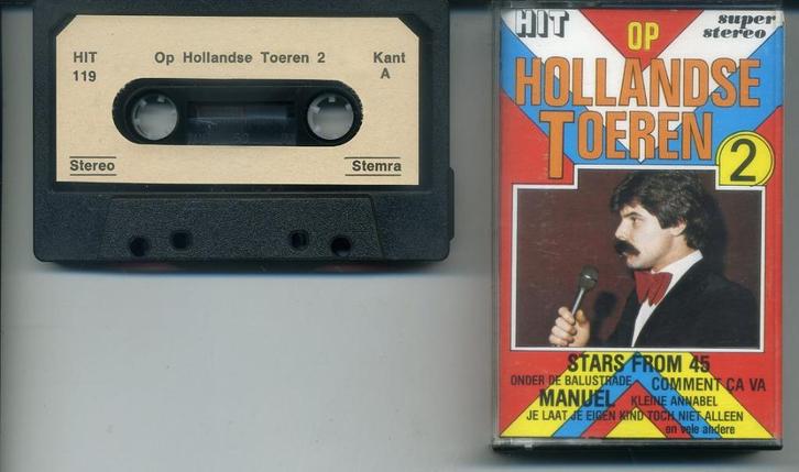 Op Hollandse Toeren No 2 12 nrs ZGAN cassette ZGAN, Cd's en Dvd's, Cassettebandjes, Zo goed als nieuw, Origineel, Nederlandstalig