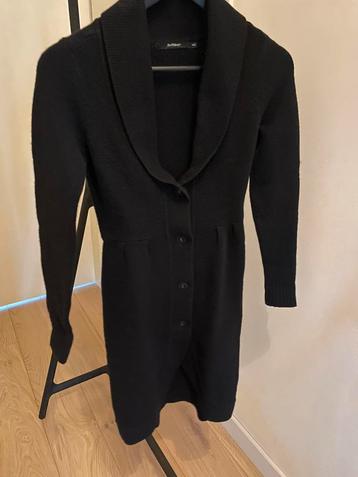 Zwarte vest mt XXS 41%Wol,50% katoen,8% polyamide,1% elast. beschikbaar voor biedingen