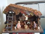 Oude vintage kerststal, Diversen, Kerst, Ophalen of Verzenden, Gebruikt