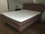 Auping boxspring Inizio 160 x 200, Ophalen, Gebruikt, Bruin, Tweepersoons