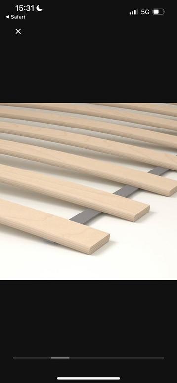 Brimes Ikea Bedframe + matras + matras topper 140 x 200 - afbeelding 2