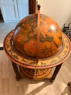 Antieke bar globe drank wereldbol barglobe minibar globebar, Ophalen