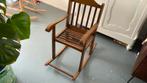 Brocante kleine schommelstoel, Huis en Inrichting, Ophalen, Gebruikt, Bruin, Eén