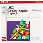 LISZT Complete hungarian rhapsodies 2 - CD PHILIPS DUO, Boxset, Ophalen of Verzenden, Zo goed als nieuw, Romantiek