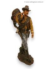Sculptuur - Western Cowboy, Antiek en Kunst, Ophalen