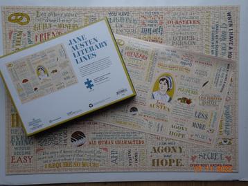 Jane Austen Literary Lines - puzzel Philosophers Guild 1000  beschikbaar voor biedingen