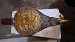 Antiek blaasbalg met koperen reliëf., Antiek en Kunst, Antiek | Gereedschap en Instrumenten, Ophalen of Verzenden