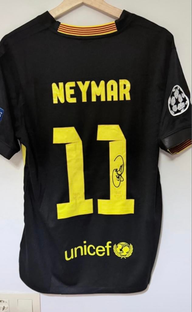 Gesigneerd Neymar shirt, Maat M, Ophalen of Verzenden, Gebruikt, Shirt