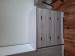 Kledingkast en commode met 3 lades, Ophalen, Gebruikt, 50 tot 70 cm, 105 cm of meer