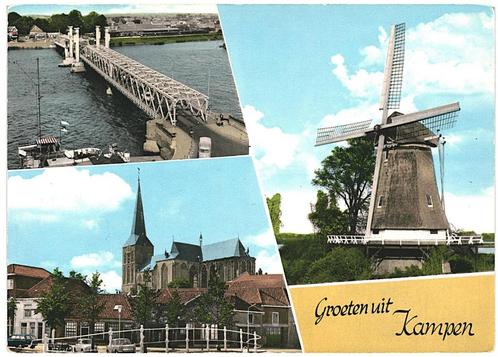 962896	Kampen	 	Nette oude kaart Onbeschreven, Verzamelen, Ansichtkaarten | Nederland, Ongelopen, Overijssel, 1960 tot 1980, Ophalen of Verzenden