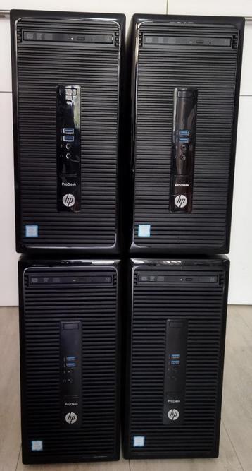 HP ProDesk 400 PC's met i5-6500/8Gb/SSD/HDD/ Vid.krt.2gb beschikbaar voor biedingen