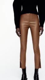 Zara pu leren camel legging nieuw maat S, Kleding | Dames, Broeken en Pantalons, Bruin, Zara, Nieuw, Ophalen of Verzenden