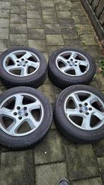 Originele Volvo V40 velgen met winterbanden, Ophalen, Gebruikt, 16 inch, Banden en Velgen