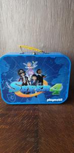 Leuke koffer met 4 puzzels playmobil, Ophalen of Verzenden, Meer dan 50 stukjes, Gebruikt