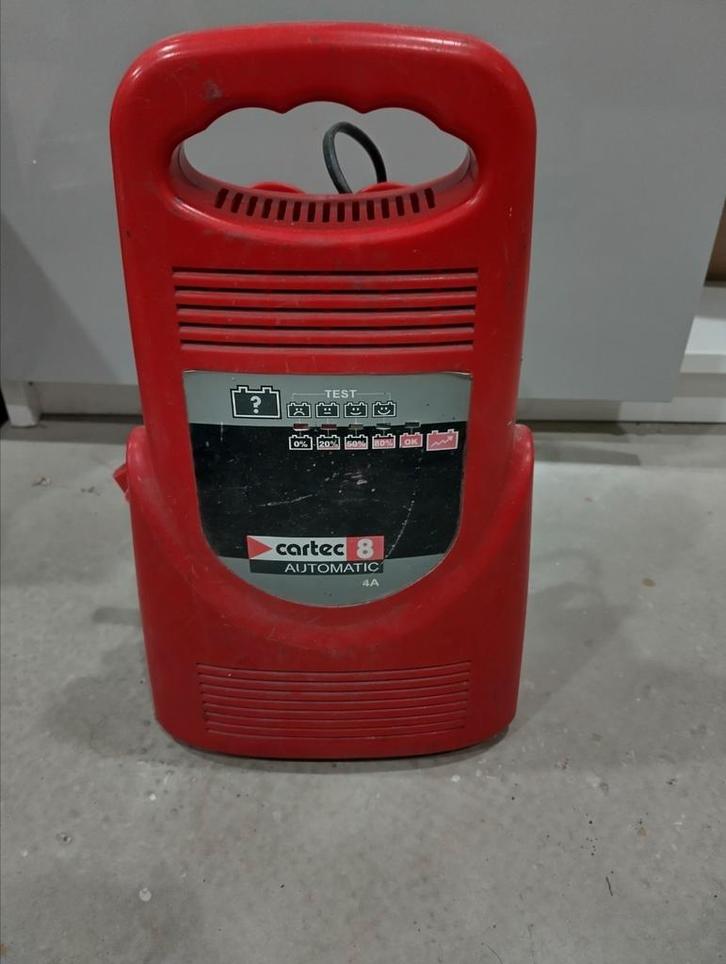 Acculader en karamelschijf, Auto diversen, Autogereedschap, Zo goed als nieuw, Ophalen of Verzenden