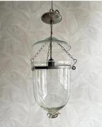 Vintage glazen eierlamp hanglamp!, Huis en Inrichting, Lampen | Hanglampen, Ophalen of Verzenden