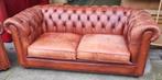 Chesterfield bank Bendic 1.85 breed cognac leer + BEZORGING, Huis en Inrichting, Banken | Bankstellen, Gebruikt, 150 tot 200 cm