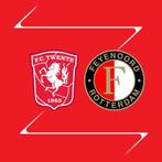 2 tickets FC Twente - Feyenoord (boven Vak-P), Twee personen, Maart