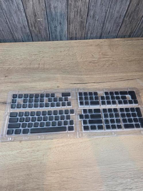Nieuwe Keycaps Set - Zwart, Computers en Software, Toetsenborden, Nieuw, Qwerty, Ophalen of Verzenden