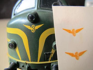 Märklin 10x Vleugelrad transfers 3066 Belgische diesel Nohab beschikbaar voor biedingen