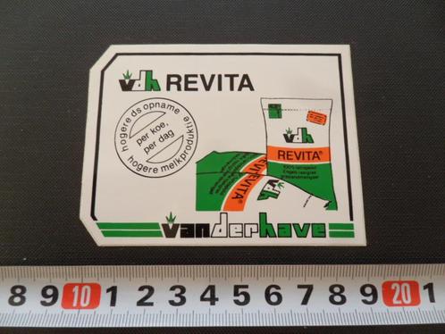 sticker van der Have REVITA  Hogere melkproduktie *, Verzamelen, Stickers, Zo goed als nieuw, Bedrijf of Vereniging, Ophalen