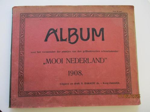 2 verzamelalbums Mooi Nederland 1908 - 1909, Boeken, Partijen en Verzamelingen, Gelezen, Geschiedenis en Politiek, Ophalen of Verzenden
