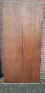 2 sets Wengé Lundia kastdeuren 200 x 100 cm, Ophalen, 250 cm of meer, Planken