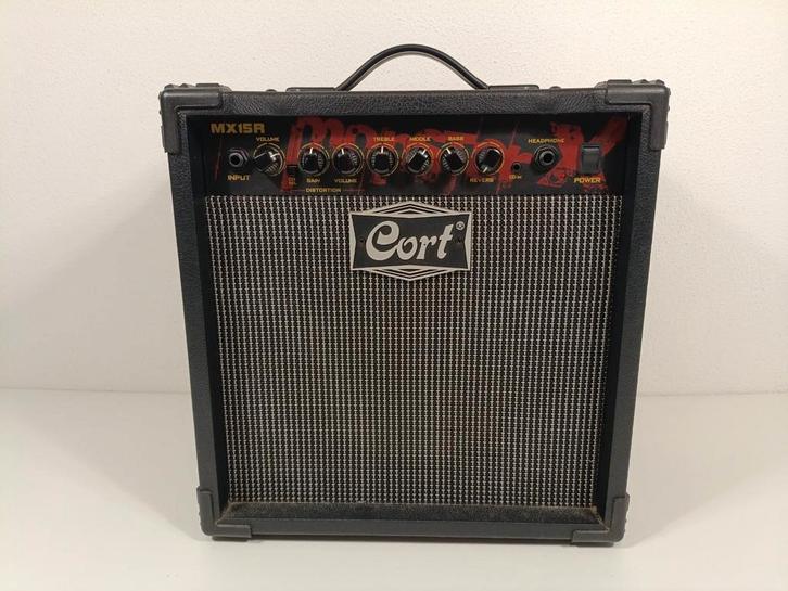 Cort MX15R Gitaarversterker - Compact en Veelzijdig, Muziek en Instrumenten, Versterkers | Bas en Gitaar, Gebruikt, Gitaar, Minder dan 50 watt