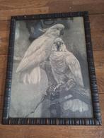 Art Deco Tekening met Lijst - Jaren '20, Ophalen of Verzenden