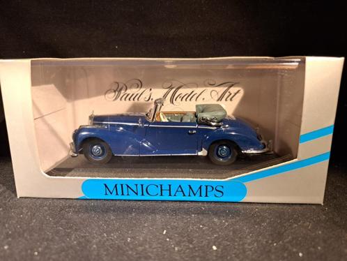 Mercedes Benz 300 S Cabriolet 1:43 - 1951 - Blue, Hobby en Vrije tijd, Modelauto's | 1:43, Nieuw, Auto, MiniChamps, Ophalen of Verzenden