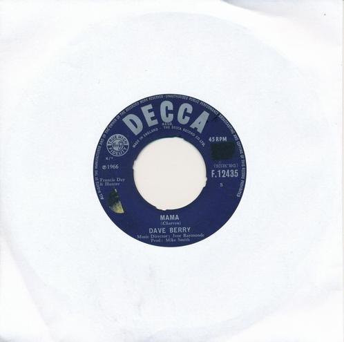 1877 Dave Berry - Mama (1966), Cd's en Dvd's, Vinyl Singles, Gebruikt, Single, Pop, 7 inch, Ophalen of Verzenden