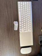 Apple toetsenbord + touchpad en muis, Computers en Software, Toetsenborden, Toetsenbord en muis-set, Ophalen of Verzenden, Zo goed als nieuw