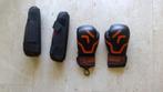 kickboks scheenbeschermers en handschoenen, Sport en Fitness, Vechtsporten en Zelfverdediging, Gebruikt, Overige, Vechtsportmateriaal