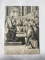 400 jaar OUD Raphael Sadeler - Druk 1615 - Albertus Magnus, Ophalen of Verzenden