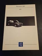 Brochure Peugeot 309 GTI 1993, Ophalen of Verzenden, Zo goed als nieuw, Peugeot