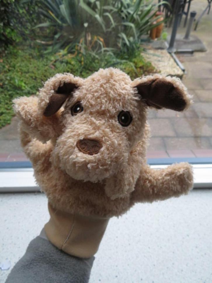 Handpop poppenkastpop hond of hondje van IKEA meet ca 25 cm, Kinderen en Baby's, Speelgoed | Knuffels en Pluche, Zo goed als nieuw