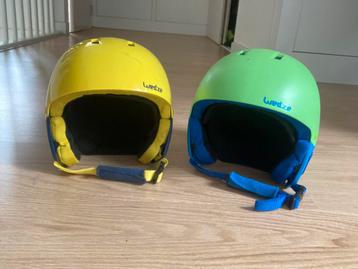 Kinder Ski helmen (los of samen te koop) maat 53-56 beschikbaar voor biedingen