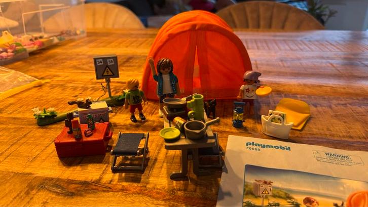 Playmobil Kampeerset 70089, Kinderen en Baby's, Speelgoed | Playmobil, Gebruikt, Complete set, Ophalen of Verzenden